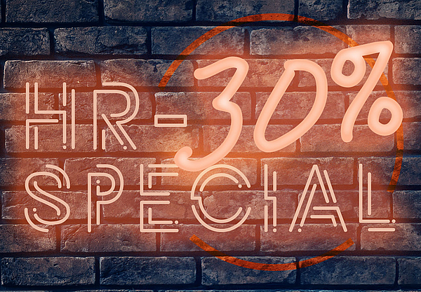 HR-Special - 30 % Rabatt